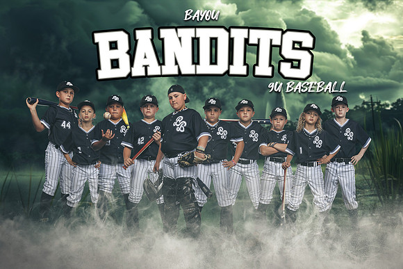 BAYOU BANDITS 9U TEAM PHOTO