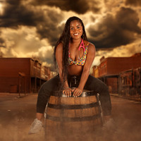 FEMALE ON BARRELL OLD TOWNE