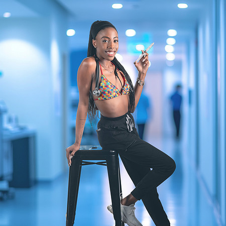 FEMALE WITH SYRINGE 2