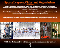 league page for website