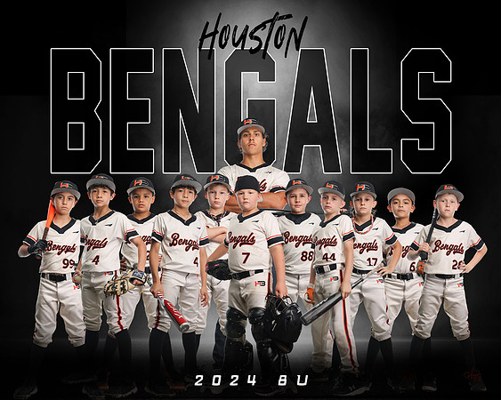 HOUSTON BENGALS TEAM PHOTO 8U
