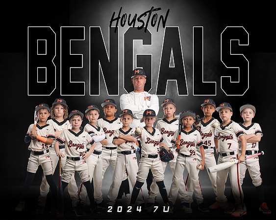HOUSTON BENGALS TEAM PHOTO 7U